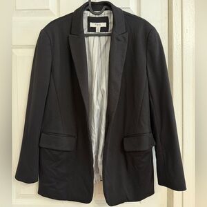 C by One Black Blazer with White Pinstripe Lining